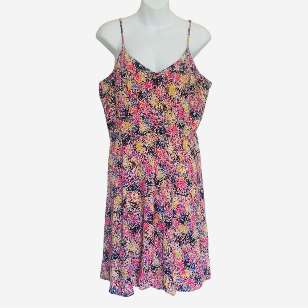 Gap Cami Multicolored Spaghetti Strap Dress Size XL